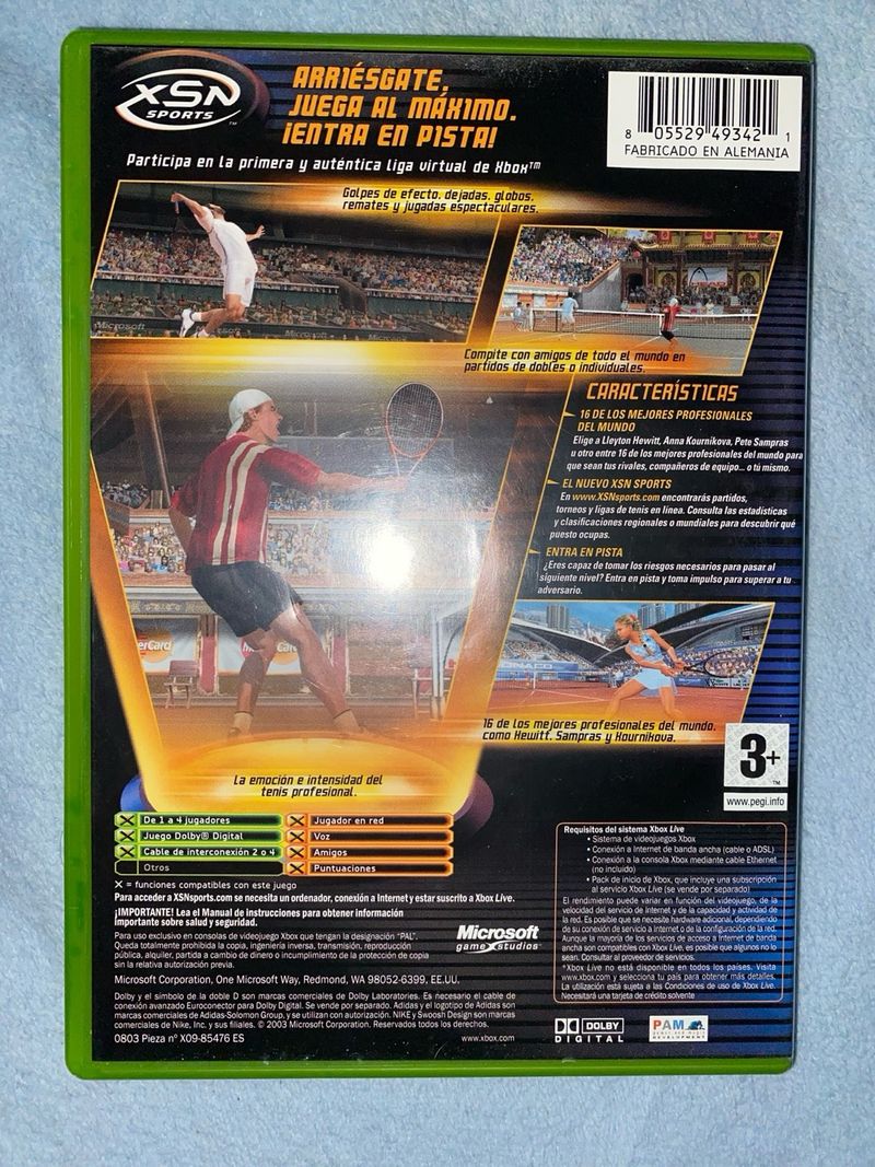 Top Spin Xbox Pal españa afbeelding 2