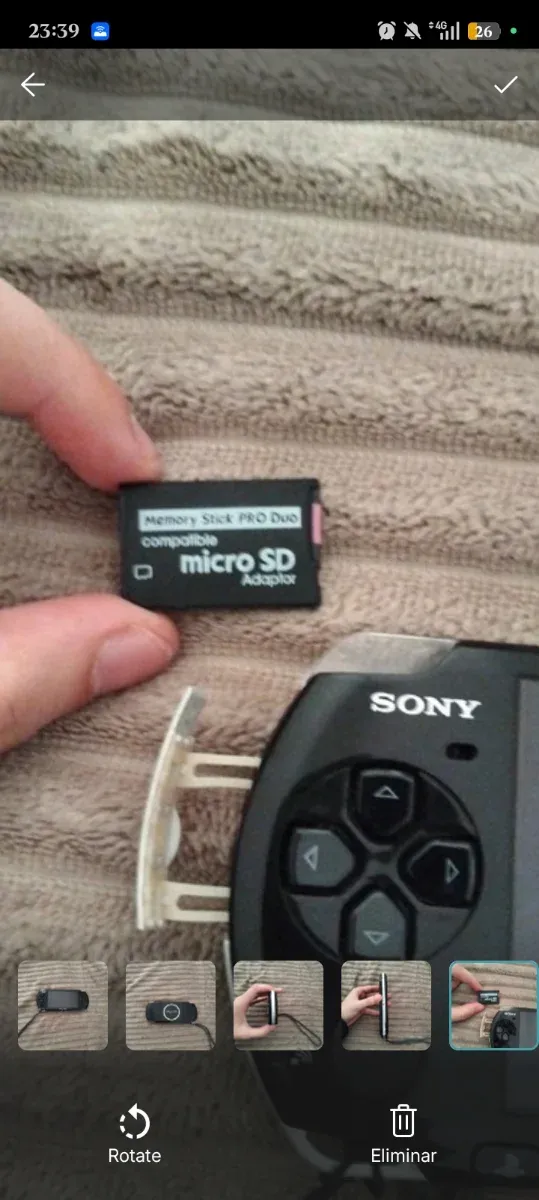 Sony PSP 3000 Desbloqueada + Tarjeta 64GB afbeelding 5