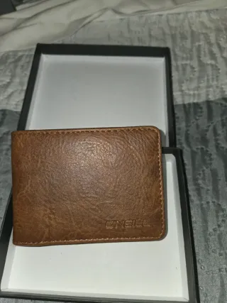 Cartera de piel O'Neill marrón