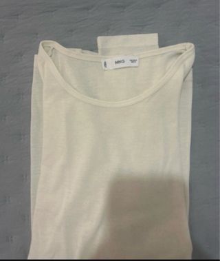 Pack 2 Camisetas Manga Larga Mango Blanca y negra