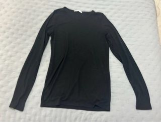 Pack 2 Camisetas Manga Larga Mango Blanca y negra