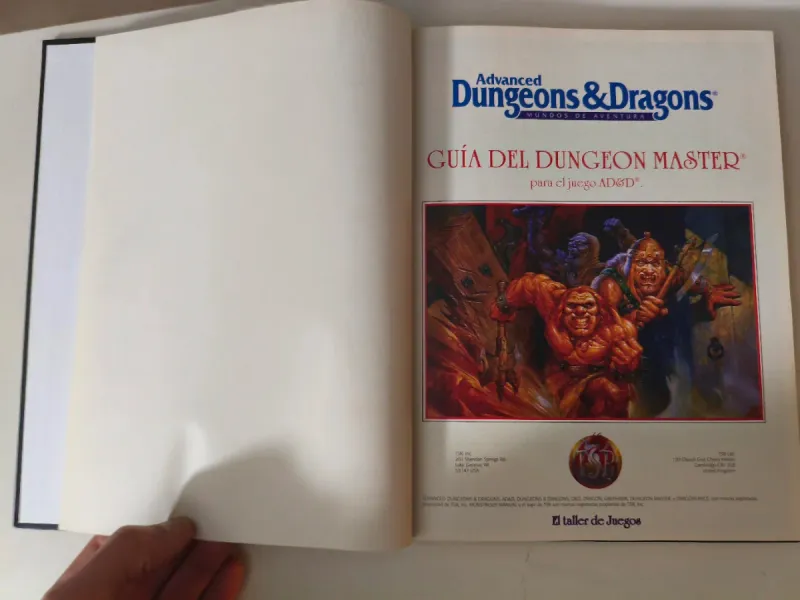 Guía del Dungeon Master AD&D 2ª Edición TSR afbeelding 4