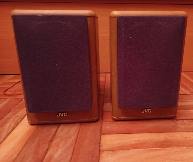 Altavoces JVC Marrones y Morados