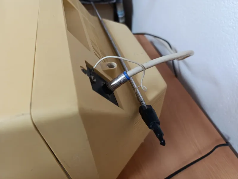Televisor Portátil Vintage Blanco y Negro afbeelding 6