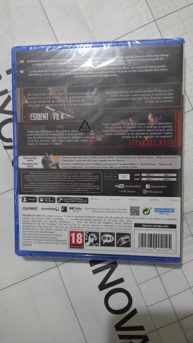 Resident Evil 4 remake Gold Edition PS5 SIN ABRIR afbeelding 2