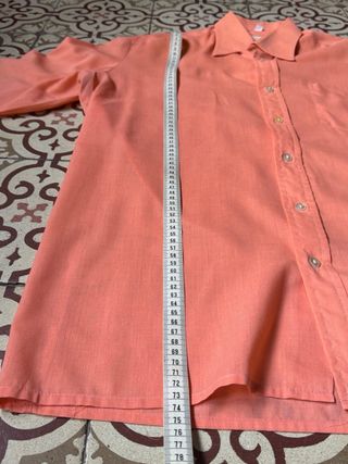 Camisa coral vintage VATEX años 70