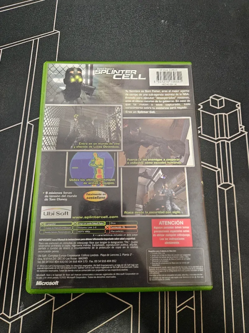 Splinter Cell Xbox Completo afbeelding 2