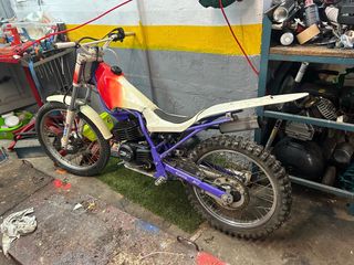 Mecatecno Trials Morado/Rojo/Blanco