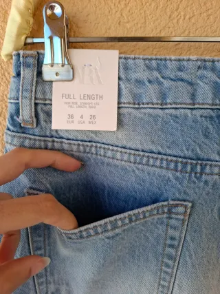 Jeans z.04 full legth tiro alto