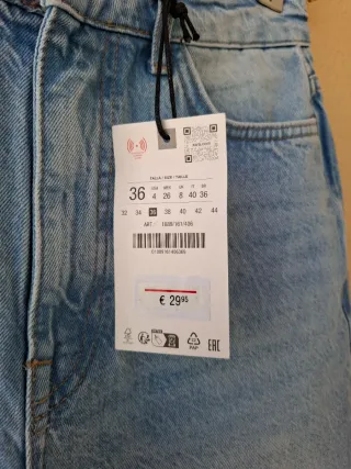 Jeans z.04 full legth tiro alto