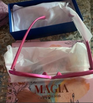 Montura gafas rosa original especial