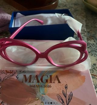 Montura gafas rosa original especial