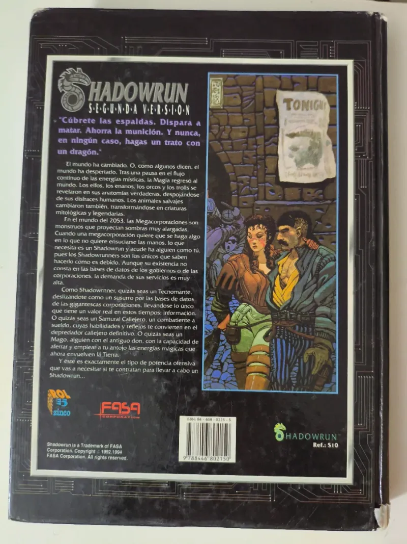 Shadowrun Manual Jugador 2ª Ed. Corregida afbeelding 3