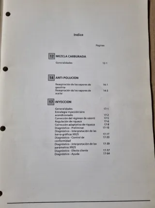 Manual Taller Renault Clio NT 2661 Motor E7J