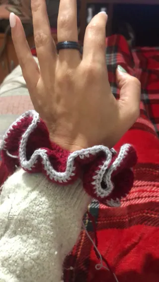 Coleteros crochet hechos a mano