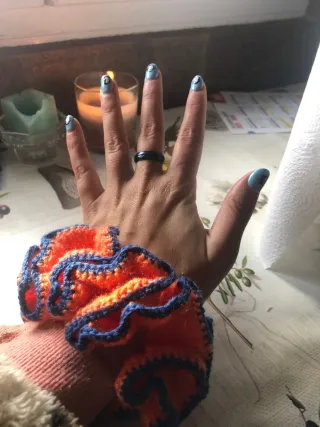 Coleteros crochet hechos a mano