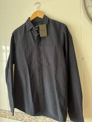 Camicia Only & Sons Blu Marina Taglia M