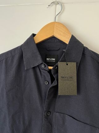 Camicia Only & Sons Blu Marina Taglia M