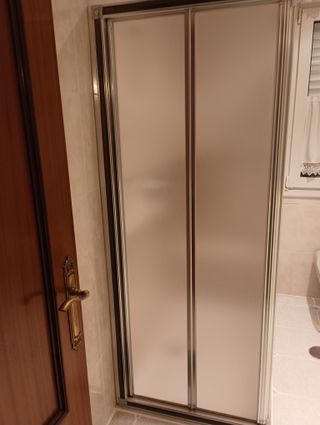 Mampara Ducha DECORBAN. Apertura 90°+ fijo.