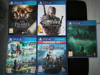 Lote 5 Juegos PS4