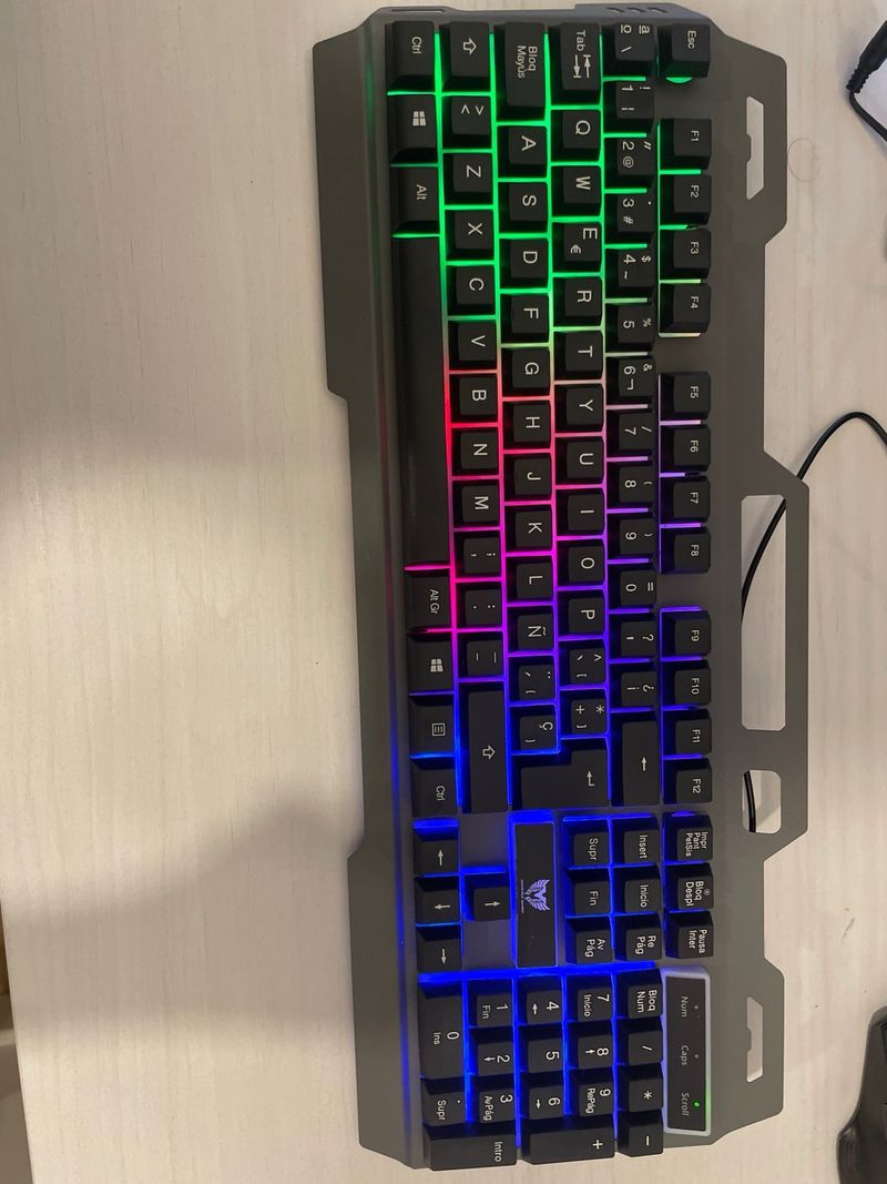 Teclado Gaming Moveteck Negro/Gris afbeelding 2