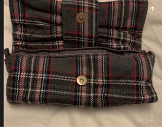 Bolso de hombro pequeño a cuadros