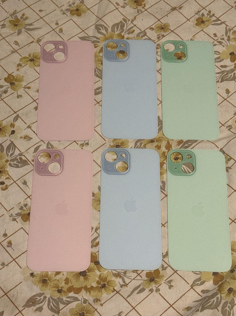 Fundas traseras para iPhone 15 (3 colores)