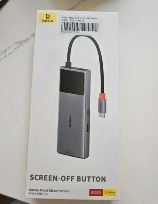 Baseus Hub USB C 6 en 1 10Gbps