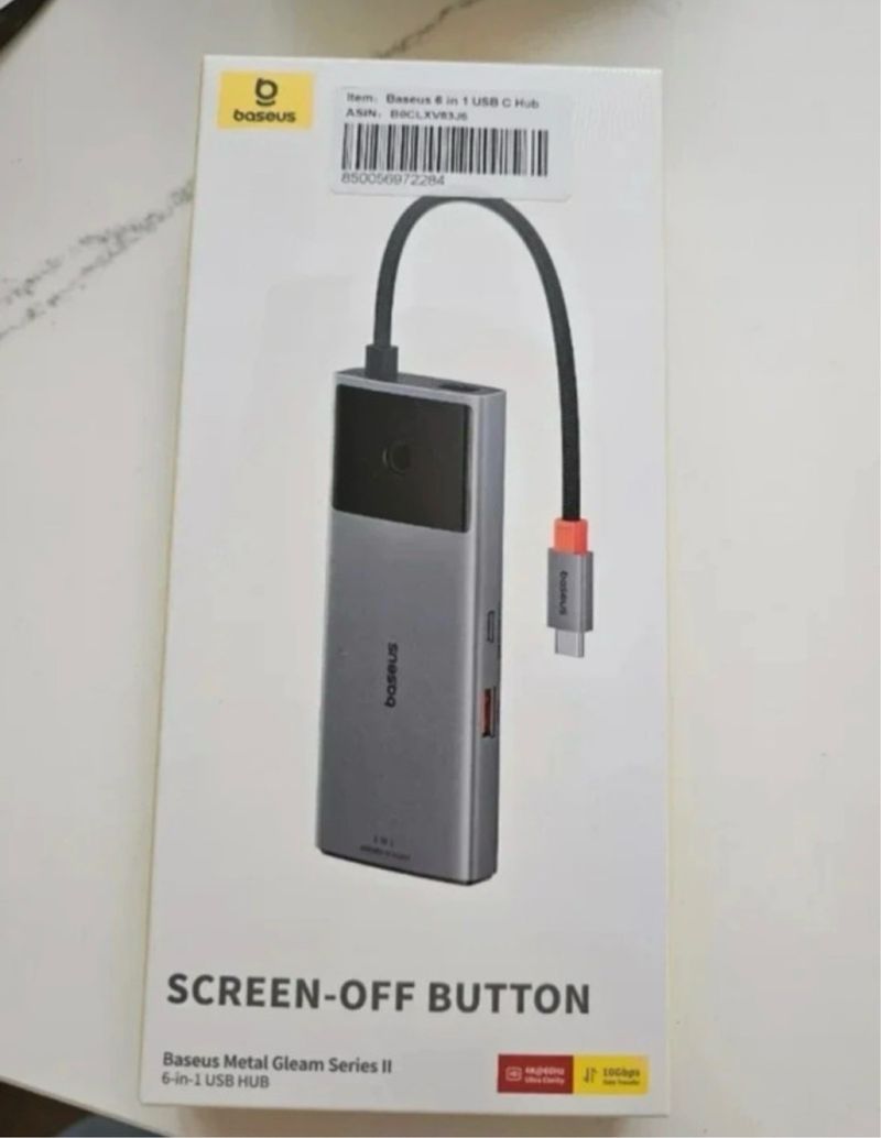 Baseus Hub USB C 6 en 1 10Gbps