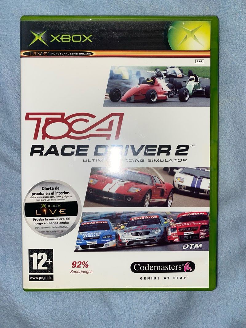 Toca Race Driver 2 Xbox Pal españa