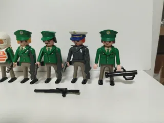 Lote 5 Playmobil Polizei Alemán