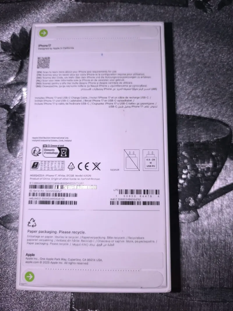 iPhone 17 512GB Sin Abrir afbeelding 2
