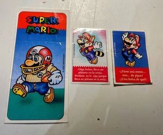 Pegatinas Super Mario Bros Nintendo 1993