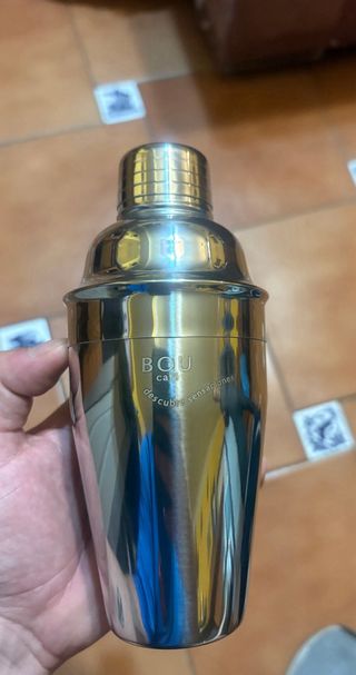 Coctelera Metálica Plateada