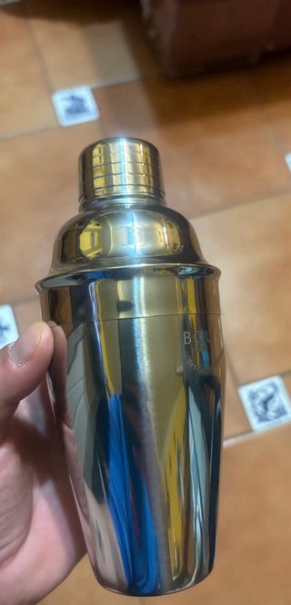 Coctelera Metálica Plateada