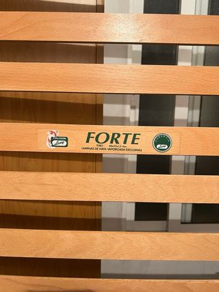 Somier 150x200 cm Forte - Láminas Haya