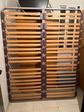 Somier 150x200 cm Forte - Láminas Haya