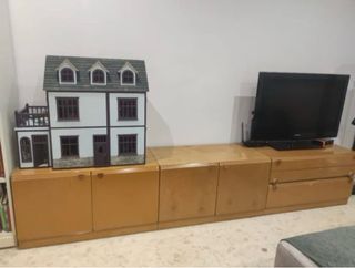 Mueble comedor madera modulo