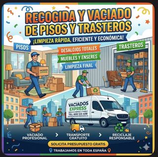 Portes, mudanzas y limpieza de pisos