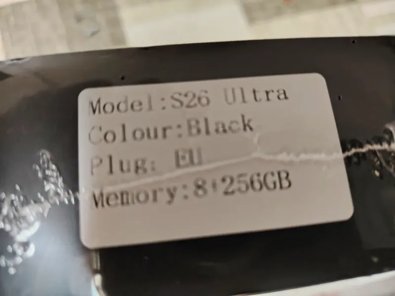 Replica S26 Ultra 8+256GB Negro Precintado afbeelding 2