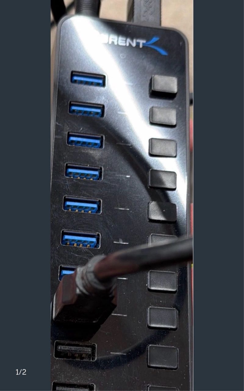 Concentrador USB 3.0 Sabrent Negro afbeelding 2