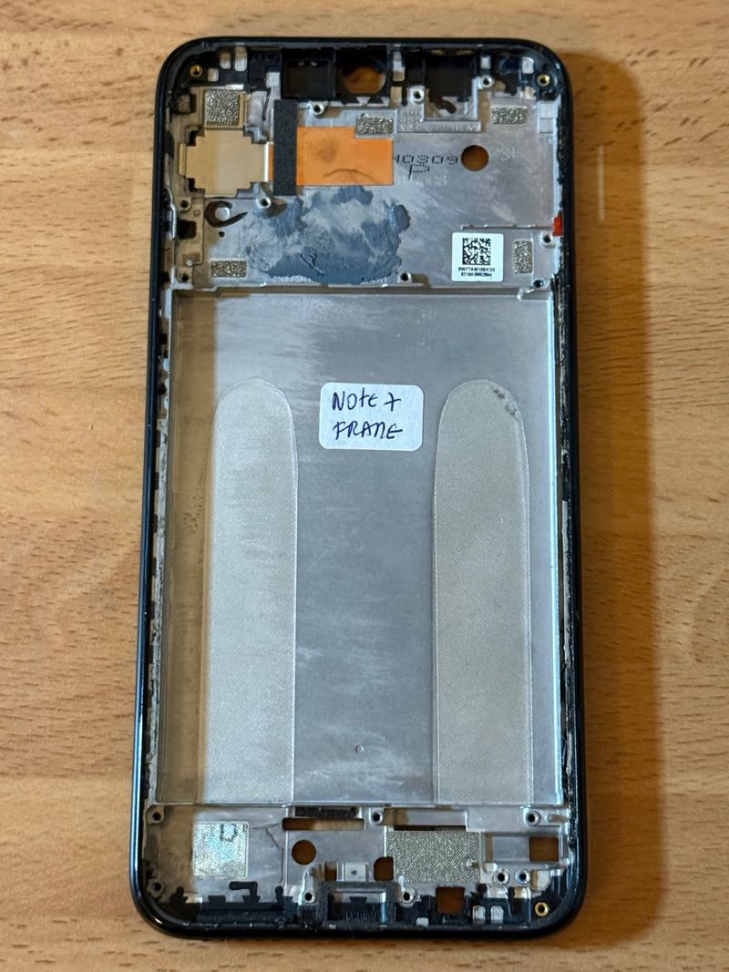 Marco de chasis Xiaomi Redmi Note 7 Negro