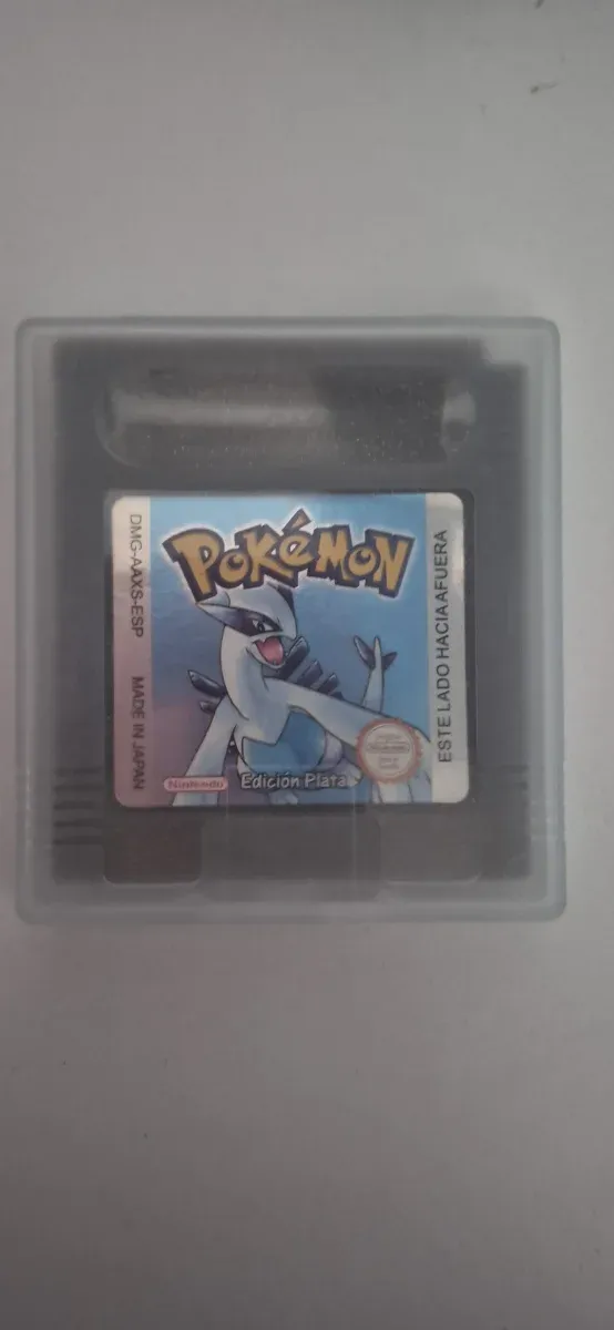 2 juegos Pokémon Edición Plata y amrailloGame Boy