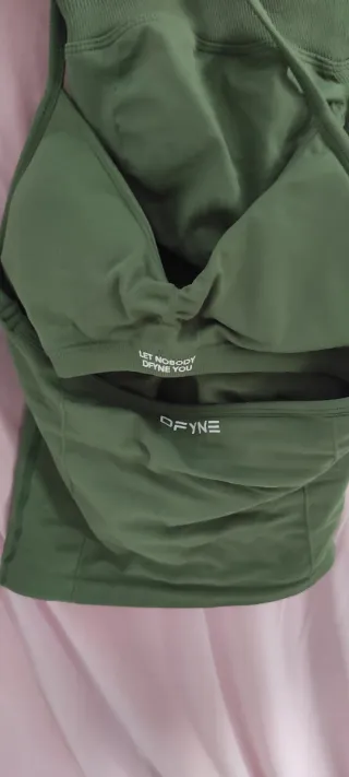 Conjunto deportivo Dfyne mujer verde