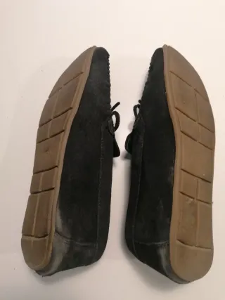 Mocasines Zara ante azul
