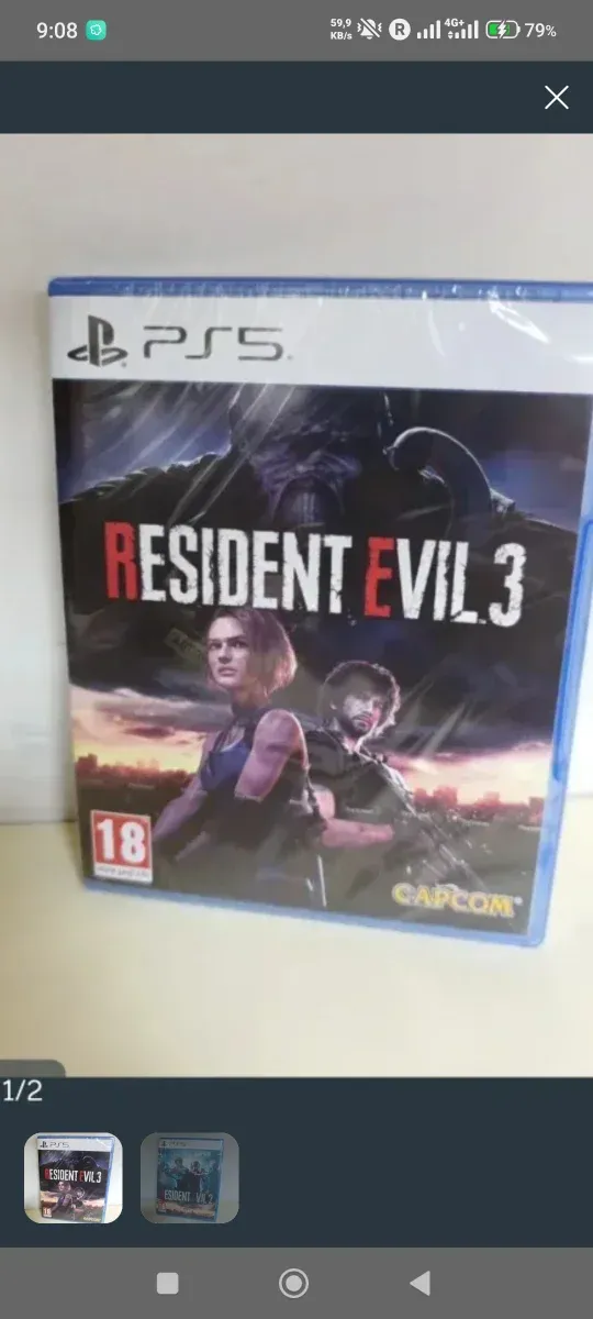 Resident Evil 3 Nuevo Precintado