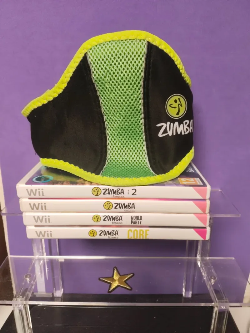Pack 4 Juegos Wii Zumba con cinturón