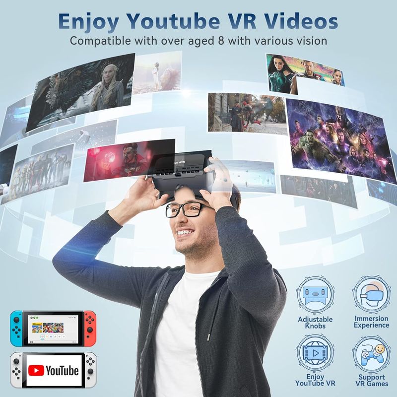 Visor VR OIVO para Nintendo Switch/OLED afbeelding 2