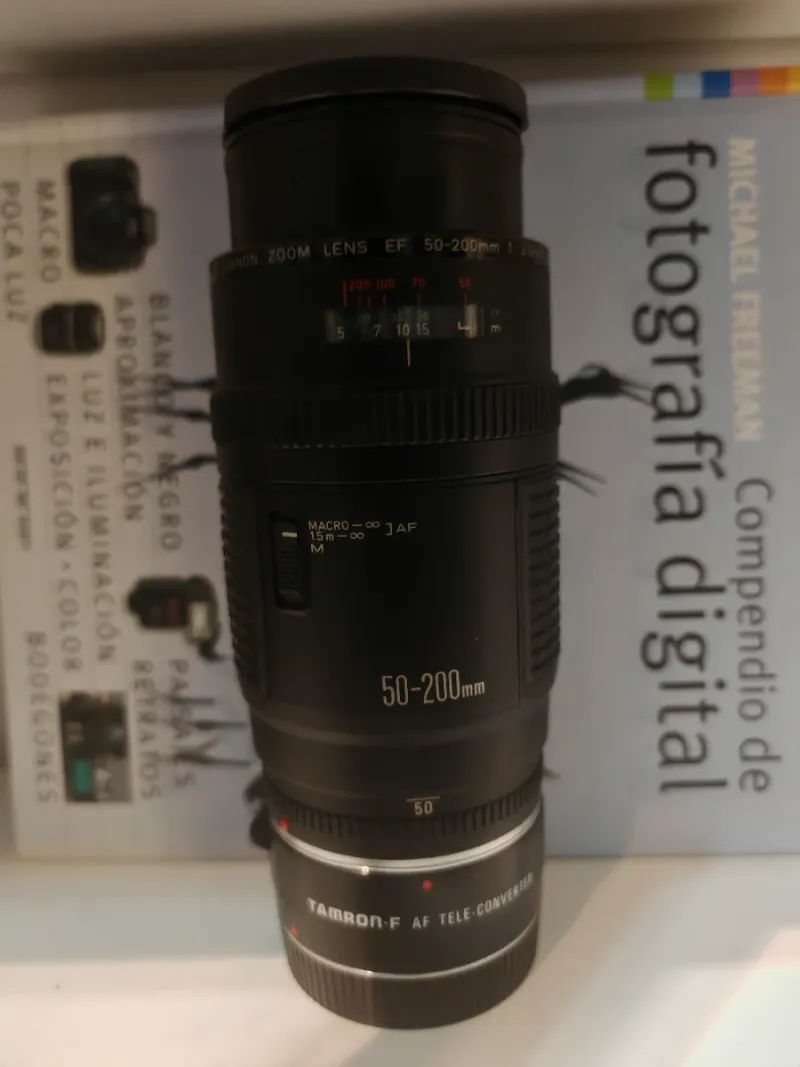 Canon EF 50-200mm 3.5-4.5 + Tamron AF 2x