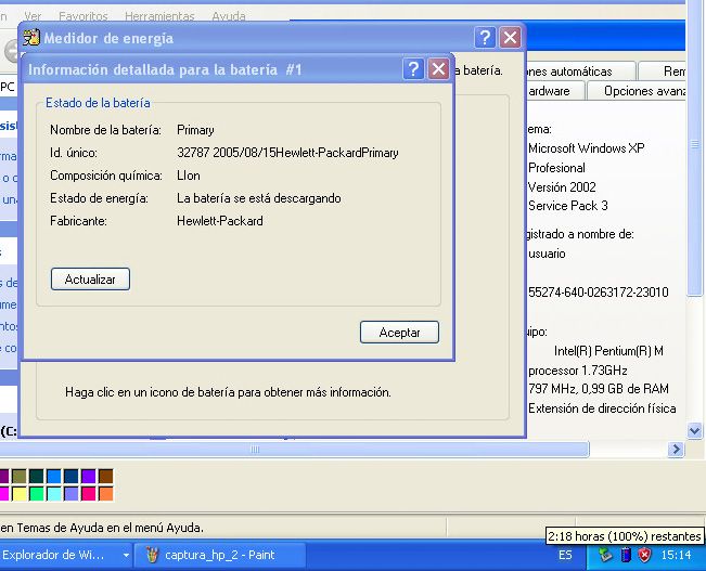 Portátil HP Compaq nx6110 afbeelding 6